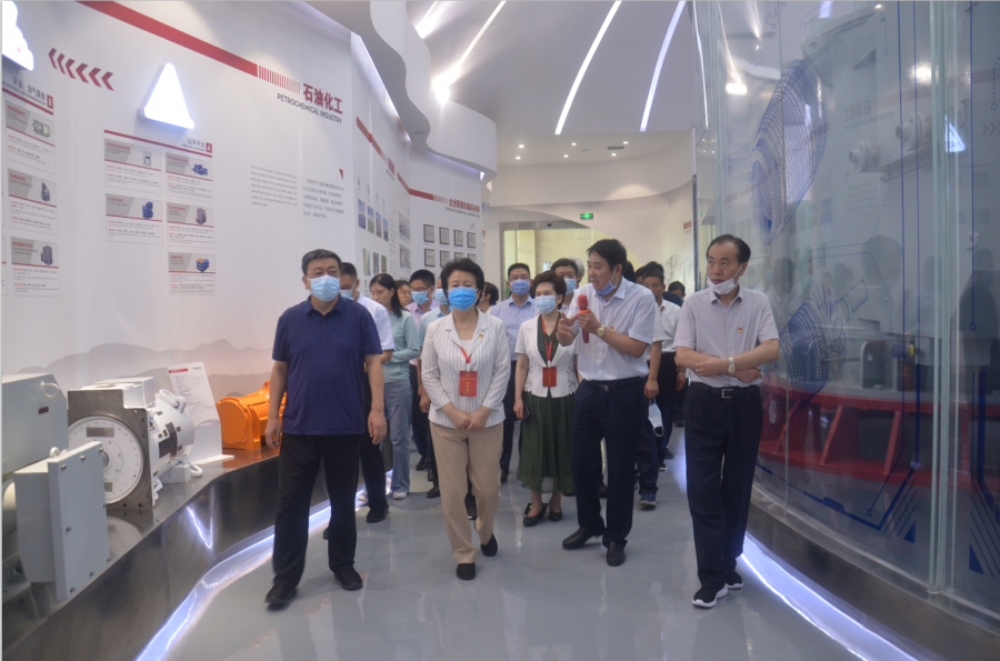 全國人大代表調(diào)研組到大型驅(qū)動集團(tuán)南陽工廠進(jìn)行專題調(diào)研(圖1)